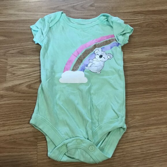 Baby Girl Short Sleeve One Piece Lot Of 7 Size 3-6M Mixed Patterns - Picture 7 of 16